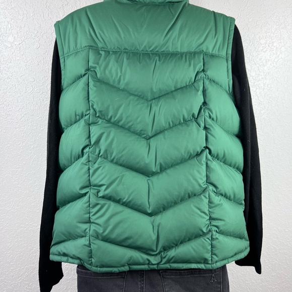 Columbia Reversible Down Puffer Vest, Green & Lime, Sz. L Cozy Warm Outdoor Cold - Picture 6 of 10